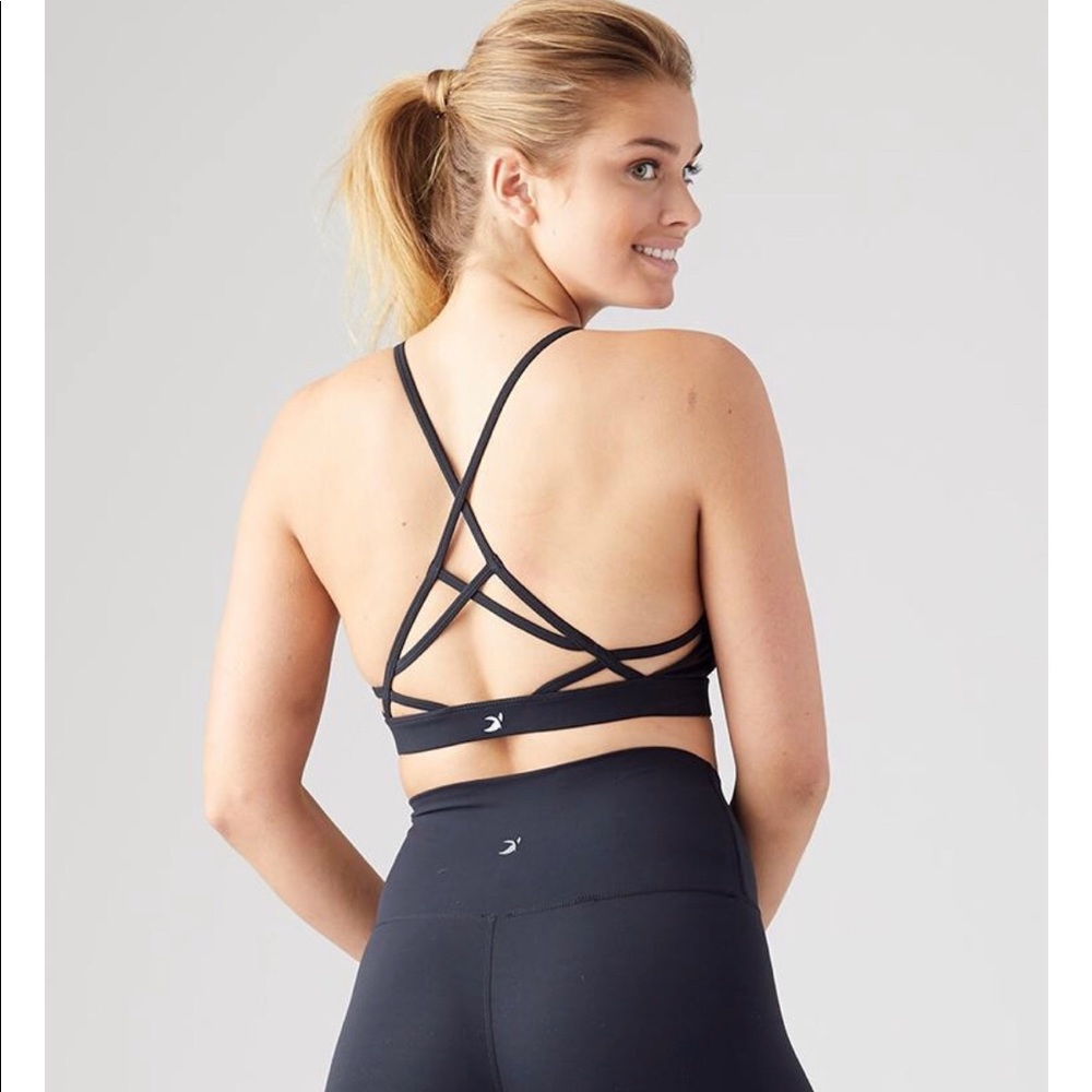 Glyder Apparel Complex Sports Bra in Black XS
